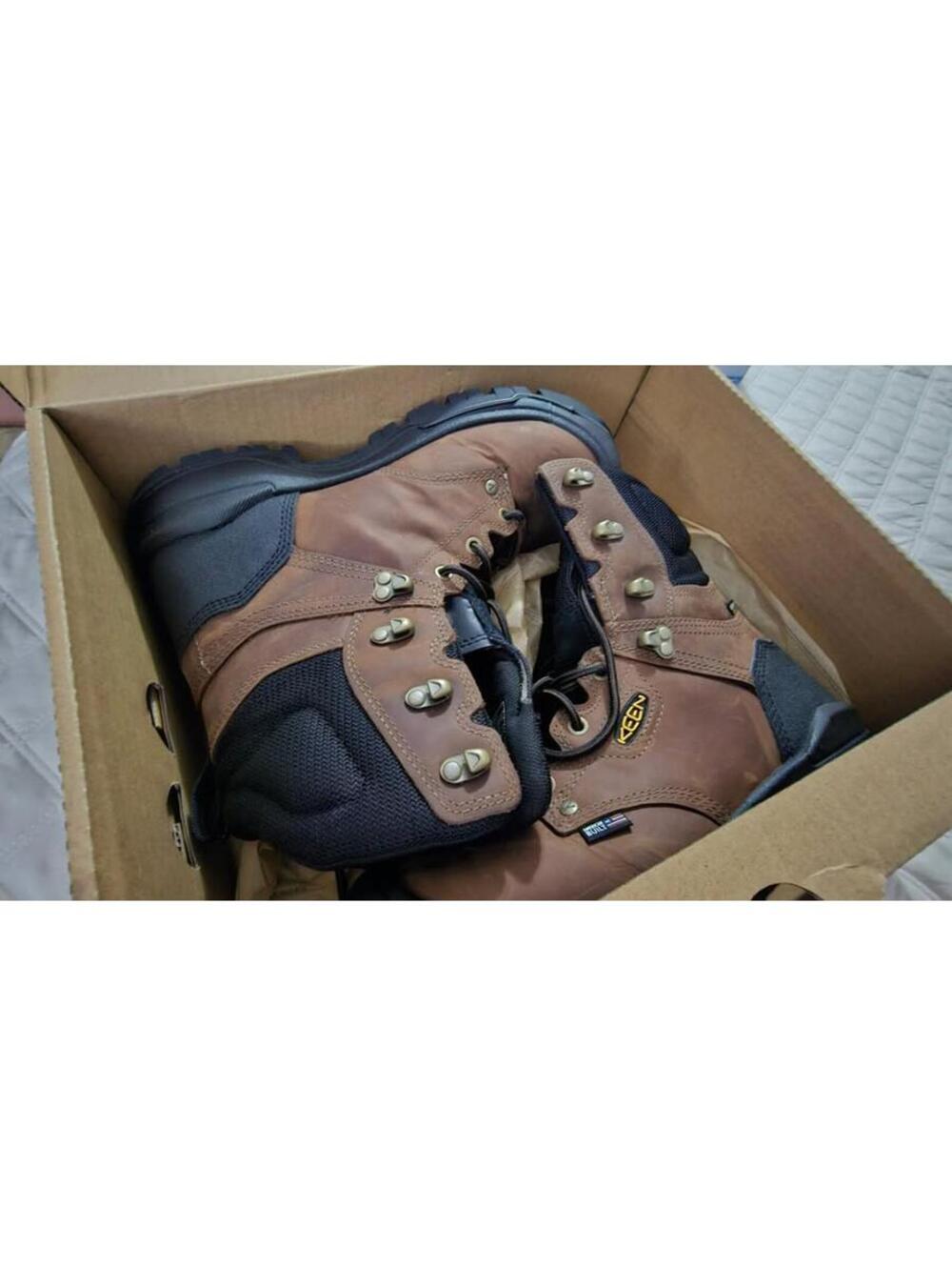 KEEN Independence 8" WP Waterproof Work Boots Size 9.5 EE